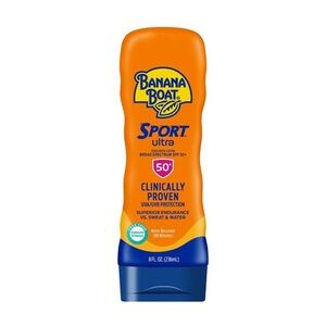 Banana Boat Ultra Sport Sunscreen Lotion, 8 Ounces, SPF 50